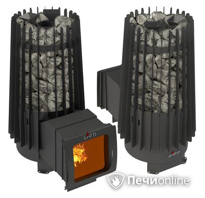 Дровяная печь-каменка GrillD Cometa Vega 180 window long Max в Алматы