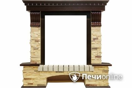 Портал для электрокамина Royal Flame Pierre Luxe угловой сланец под классический очаг в Алматы