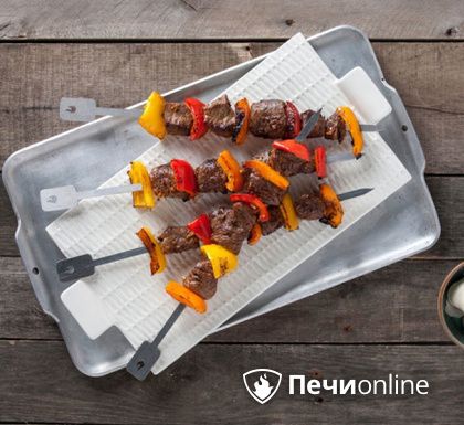 Аксессуар для приготовления на огне Char-Broil Набор шампуров с подставкой для шашлыка в Алматы