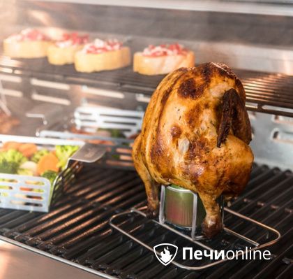 Ростер Char-Broil Grill+ для курицы с креплением для емкости в Алматы
