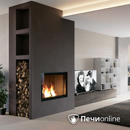 Каминная топка Edilkamin BLOKK 70 V nero в Алматы