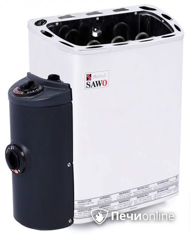 Электрокаменка для сауны Sawo Mini MN-30NB-Z со встроенным пультом управления в Алматы