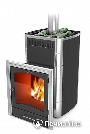 Дровяная банная печь TMF Калина II Inox БСЭ антрацит НВ ПРН в Алматы